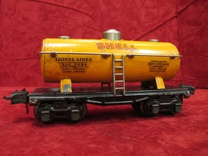 PREWAR LIONEL TRAINS O-GAUGE SHELL TANKER CAR No. 2654 - Picture 1 of 13