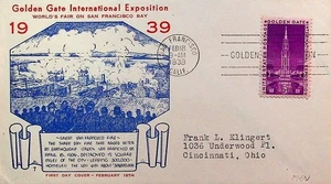 FDC #852-16g, 2/18/1839, NEW YORK, 1st. CAL CRAFT CACHET #7 - Picture 1 of 2