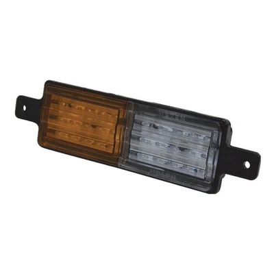 WhiteVision Bull Bar Lamp LED Indicator Front Amber/Clear Lens - Image 1 of 2