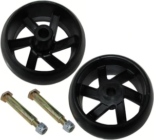 Kit 2 pezzi ruote a ponte Husqvarna compatibili con 532174873, 174873, 133957, 193406; - Foto 1 di 8