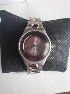 Ladies Watch Metal Band with Pink/silver Face Circular face - Picture 1 of 2