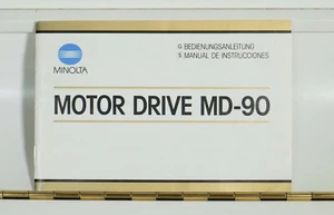 Notice MINOLTA Moteur MD - 90 - Photo 1 sur 1