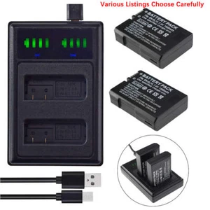 EN-EL14A Li-Ion Battery / USB Charger For Nikon Camera D3100 D3500 D3400 P7000 - Picture 1 of 30