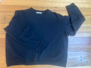 christopher kane black sweater jumper top wind cheater womens large - Picture 1 of 12