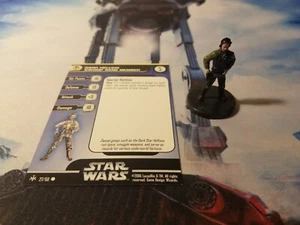 Star Wars Miniatures Bounty Hunters 27 Dark Hellion Swoop Gang Member - Picture 1 of 1