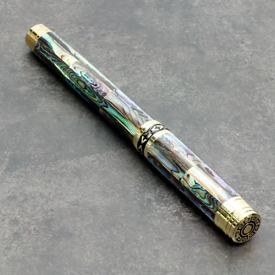 Pluma Estilográfica Raden Personalizada Lujo Única Laca Negra #21 Foto 1 de 4