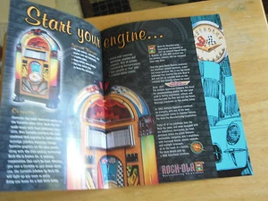 NOS vinatage THE NEW CORVETTE ROCK OLA JUKEBOX PHONOGRAPH sales FLYER - Picture 1 of 2