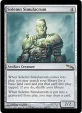SOLEMN SIMULACRUM - FOIL FACTORY SEALED MTG Mirrodin Magic MOL