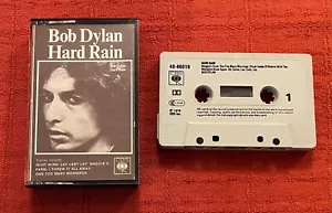 BOB DYLAN - UK CASSETTE TAPE - HARD RAIN - UK REISSUE ON CBS RECORDS - Picture 1 of 5