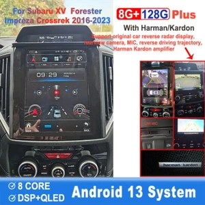 9.7" Android Car Radio Stereo for Subaru Forester Crossrek Impreza 2016 - 2023 - Picture 1 of 9