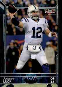 2015 Topps Chrome Andrew Luck Indianapolis Colts #6 (33351)