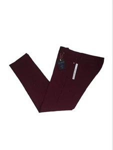 NWT Zac & Rachel Slim Leg 5 Pocket Stretch Women's Pants- Size 12 - Color: Wine - Picture 1 of 7