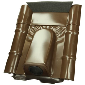 Rohrdurchführung Dachdurchführung für Beton Dachziegel 420 x 390 mm Braun - Bild 1 von 2