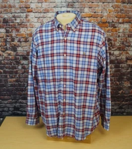 Polo Ralph Lauren Classic Fit Button Down Shirt Plaid Flesh Pony Mens XL - Picture 1 of 11