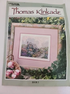 Thomas Kinkade Cross Stitch Leisure Arts Chandlers Cottage - Picture 1 of 6