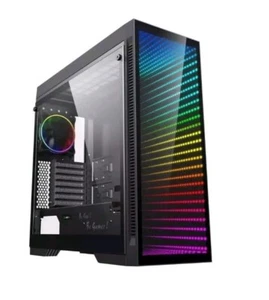 -GAMEMAX Abyss TR Black Steel / Tempered Glass ATX Full Tower Gaming Comp Case - Photo 1/6