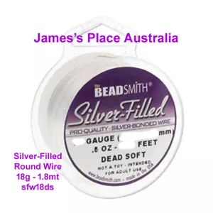 Silver-Filled Round Wire - the Look of 925 without the Price Tag ! - Picture 1 of 12