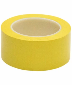 Vinyl Floor Safety Marking Tape, 2" x 36 yd, 6Mil, PVC, Yellow (2 Rolls) - Picture 1 of 1