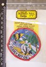 VINTAGE HERVEY BAY QUEENSLAND SOUVENIR EMBROIDERED BADGE CLOTH SEW-ON PATCH