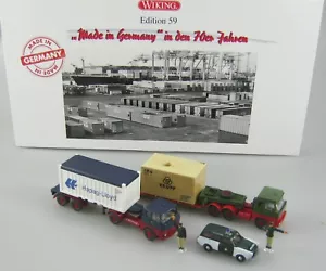 Wiking 1:87, Sondermodell 'Made in Germany in den 70er, Henschel, VW Variant - Bild 1 von 3