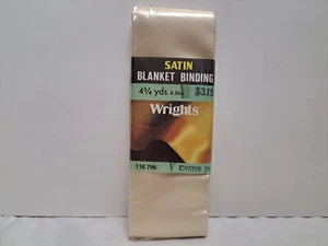 Wrights Satin Blanket Binding (4 3/4 yds) Oyster 28 #116 796 - Picture 1 of 2