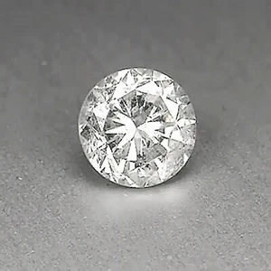 Fantástico diamante suelto blanco 100 % natural corte redondo 0,10 quilates con certificado - Imagen 1 de 1