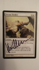 Divine Verdict ARTIST PROOF M10 Signed by Kev Walker MTG
