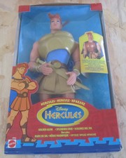 RARO Hercules Mattel Disney Golden Glow Splendido Eroe DOLL BAMBOLA SPESE GRATIS
