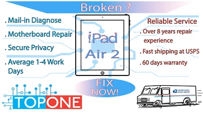 iPad Air 2 3 | No Charging -Logic board Repair Service - Image 1 of 2