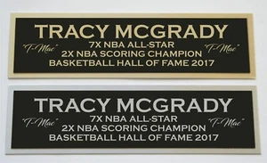 Tracy McGrady Typenschild für signed Autogramm Basketball Foto Trikot  - Bild 1 von 2