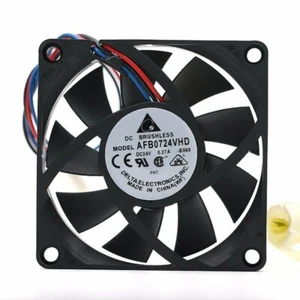 Delta AFB0724VHD DC24V 0.27A 7CM 7020 The inverter fan - Picture 1 of 3