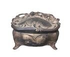 Art Nouveau, Small Metal Jewelry Box, French, Late 19th C,  Early 20th C,