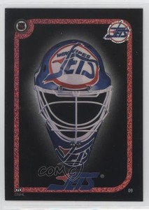 1996 Peninsula Vending NHL Goalie Mask Stickers Winnipeg Jets #09