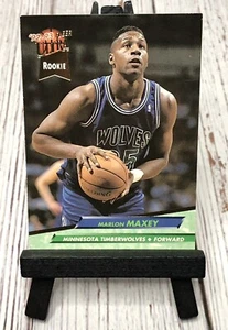 1992-93 Ultra Minnesota Timberwolves Basketball Card #305 Marlon Maxey Rookie - Bild 1 von 4