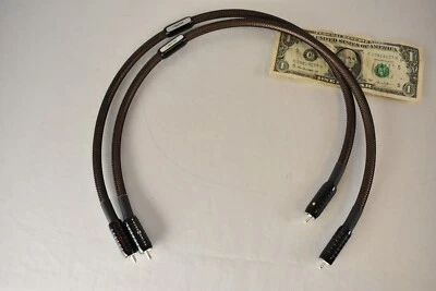 Par de cables de interconexión RCA estéreo de alta fidelidad Wireworld Eclipse 7 de 0,5 m para audiófilos Foto 1 de 4