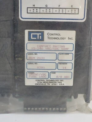 Control Technology Rcm-2030 Contact Module New In Package b12 - Image 1 of 2