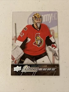 2015-16 Upper Deck Young Guns Rookie #482 Chris Driedger Ottawa Senators Acetate - Picture 1 of 2