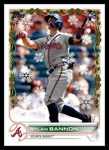 2022 Topps Holiday Rookie RC #HW84 Rylan Bannon Atlanta Braves Baseball Card - Picture 1 of 2