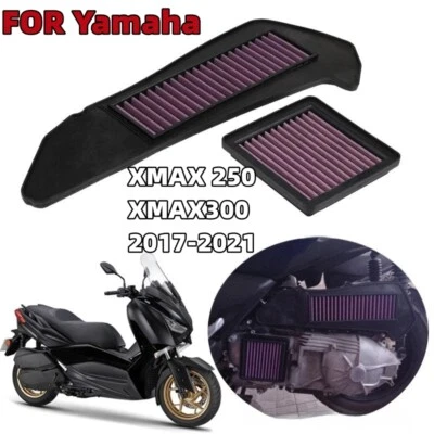 Motorcycle Air Filter Intake Cleaner For Yamaha XMAX 250 XMAX300 2017-2021 - Image 1 of 4
