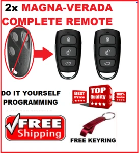 2x Suitable for MITSUBISHI MAGNA VERADA TF KF REMOTE KEYLESS ENTRY FOB 1997-1999 - Picture 1 of 10
