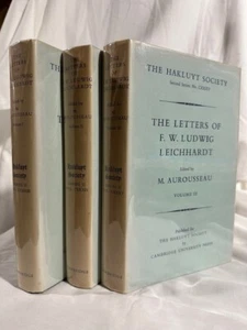 The Letters of F.W. Ludwig Leichhardt, 3 Volume Set Hakluyt Society Books 1968 - Bild 1 von 3