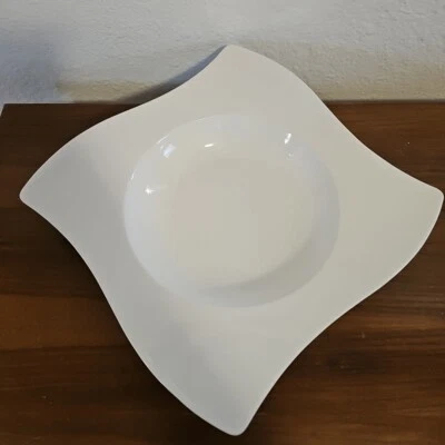 Villeroy & Boch New Wave Borde Blanco Sopa Cuenco Repuesto  Foto 1 de 4