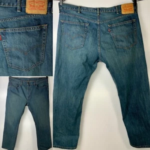 Levi's 559 Relaxed Straight Fit Jeans Mens Sz 38x30 Dark Wash Denim Actual 40x30 - Picture 1 of 10