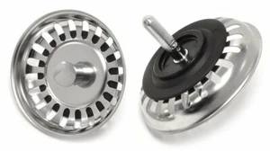 PAIR of Kitchen Sink Strainer Waste Plugs McAlpine BWSTSS-TOP - Picture 1 of 6