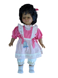 GOEBEL BLACK GERMAN DOLL- 1989~19" ENGEL PUPPE 1989 German Made-Free Shipping. - Picture 1 of 11