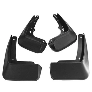 Set Splash guard Black Car Mud flap Mudguard Front Fender Screw Useful - Picture 1 of 6