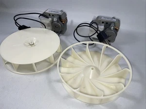 2 Pack BP28 Broan Replacement Vent Fan Motor and Wheel 99080166, 1.4 amps, - Picture 1 of 13