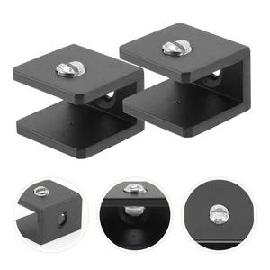 8 Piezas Abrazadera Laminada Estantes de Vidrio Soporte Estante Soportes de Pared Viaje Colgante para - Imagen 1 de 12
