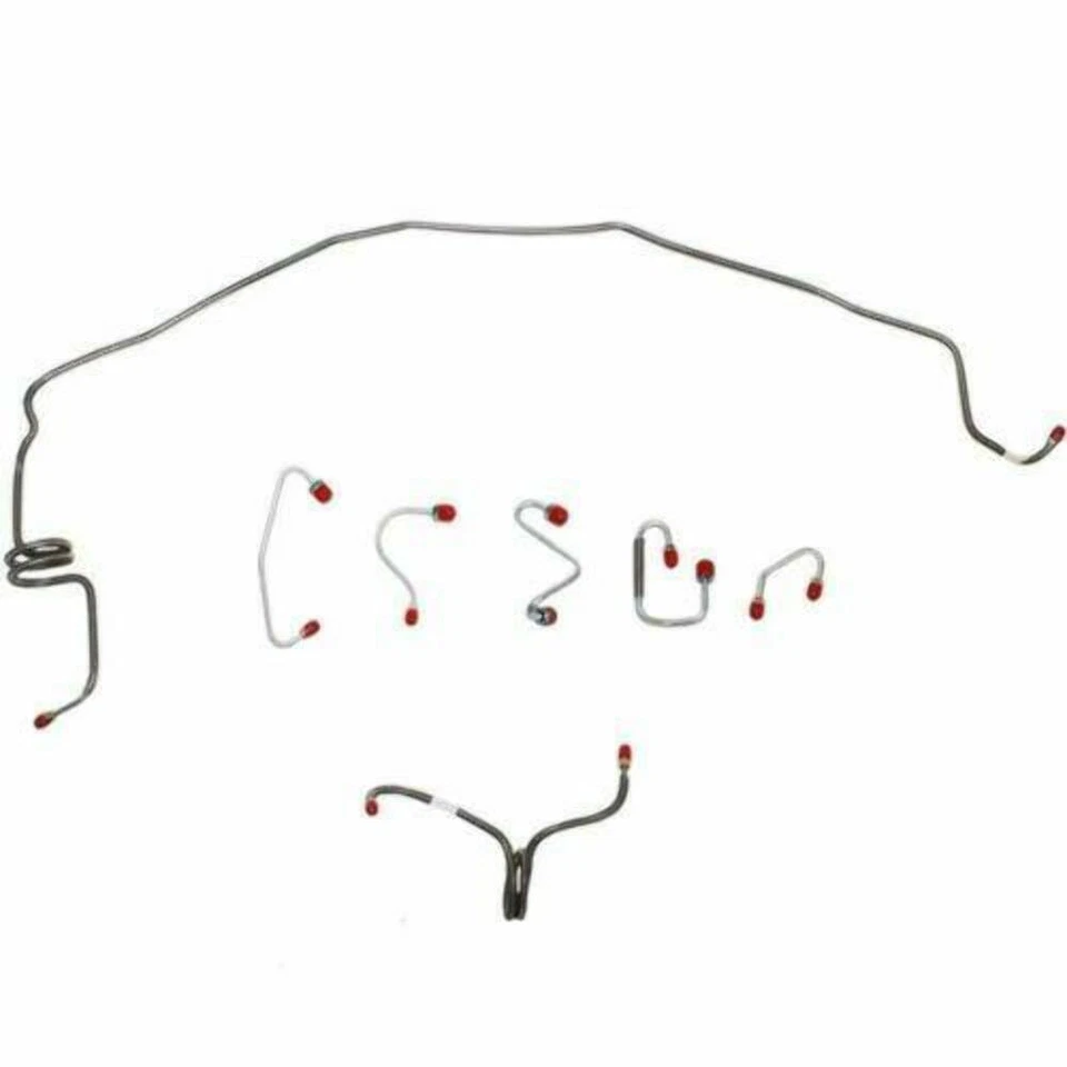Front Brake Line Kit Fits Pontiac Firebird 1970 w/7pcs Power DiscBrake-FKT7005SS - Image 1 of 1