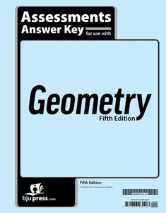 BJU Press - Geometry Test Answer Key (5th edition) 537225 - Picture 1 of 1